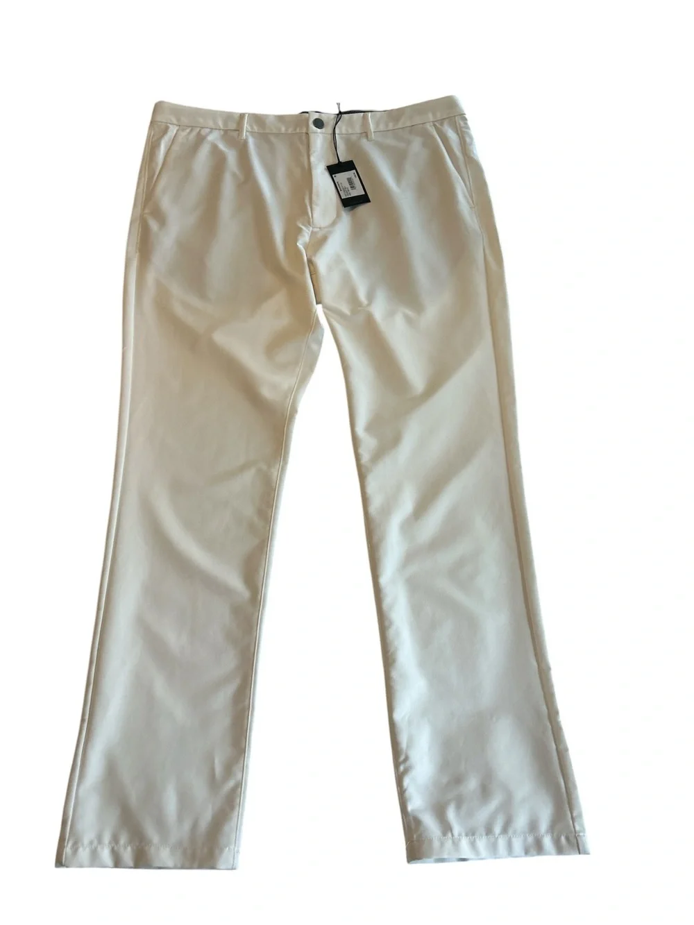 Bonobos Golf Pants Men’s 38x32 “Coconut Milk” Color Slim Fit Performance Stretch